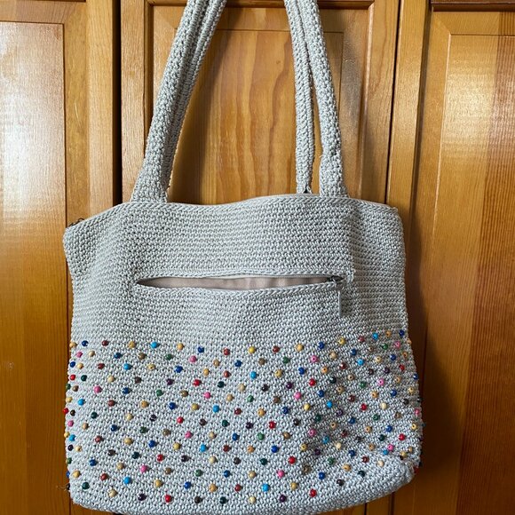 The Sak Crafted Classics Carryall: Wood Beads - Picture 2 of 4